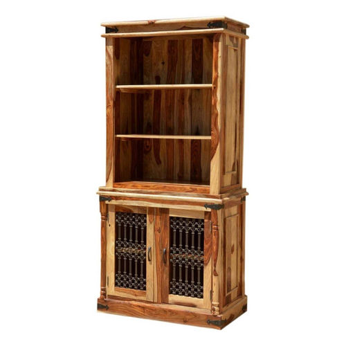 Высокий книжный шкаф - NEVADA - Furniture BoutiQ - классический / для профессионального использования / из цельной древесины