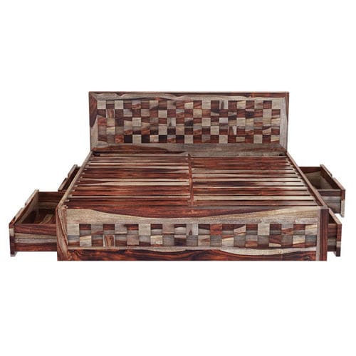 Кровать размер king size - EMPIRE CHECKERED - Furniture BoutiQ - размер queen size / односпальная / современная