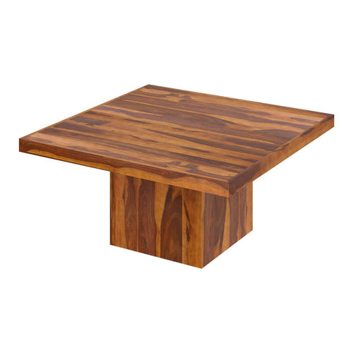 Современный обеденный стол - ALDORO - Furniture BoutiQ - из цельной древесины / с основанием из древесины / квадратный