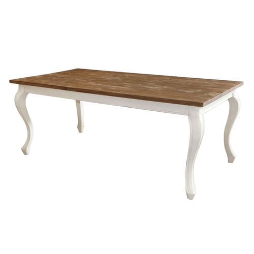 Классический обеденный стол - STIGEM - Furniture BoutiQ - из тикового дерева / с основанием из древесины / прямоугольный