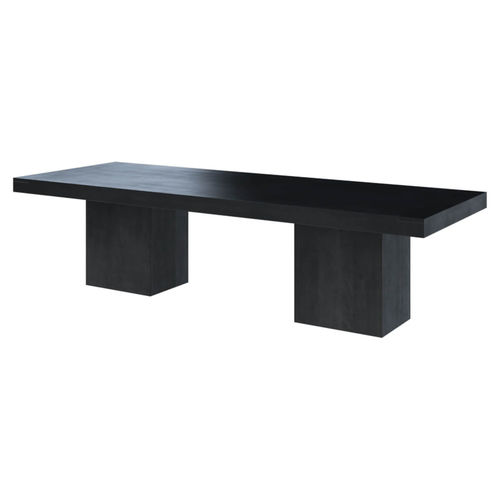 Современный обеденный стол - ATHAN - Furniture BoutiQ - из цельной древесины / с основанием из древесины / прямоугольный