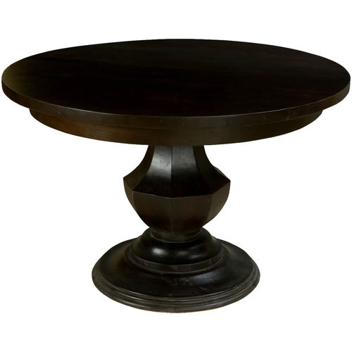 Классический обеденный стол - NAINA - Furniture BoutiQ - из дерева / с основанием из древесины / круглый