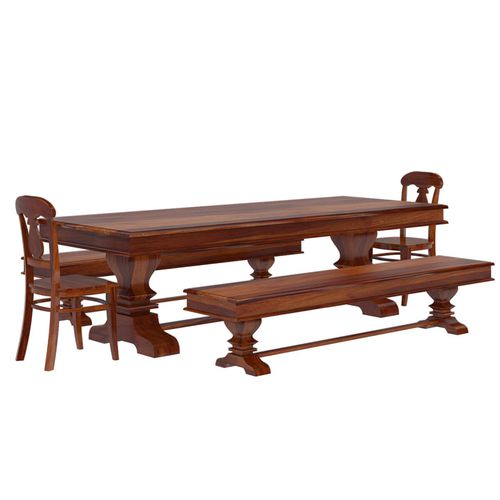 Классический комплект стол-лавки - REMON - Furniture BoutiQ - из дерева / для интерьера / для бытового использования