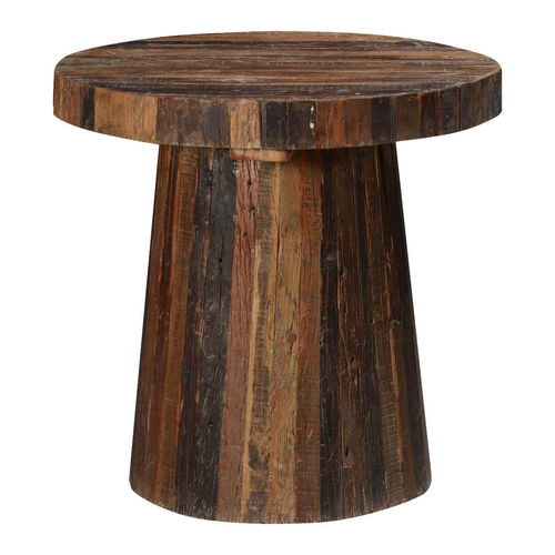 Классический высокий стол для еды стоя - MEXIMO - Furniture BoutiQ - из дерева / с основанием из древесины / круглый