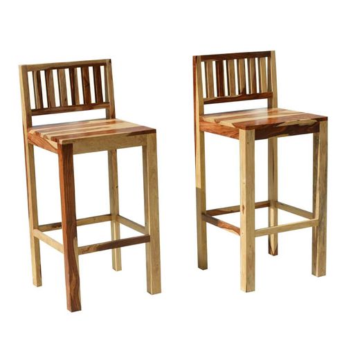 Классический барный табурет - KUSHI - Furniture BoutiQ - из дерева / с основанием из древесины / 4 ножки