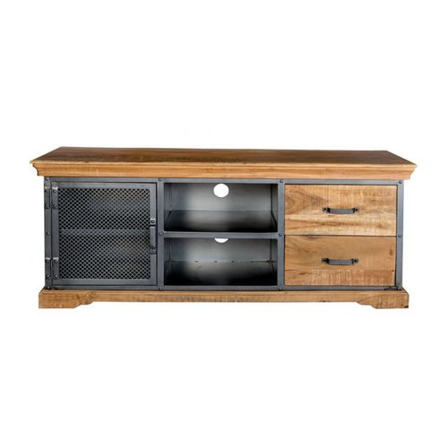 Классическая тумба под телевизор - GARYAJE - Furniture BoutiQ - с выдвижными ящиками / из дерева / из железа