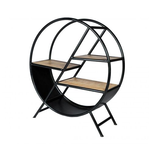 Стеллаж промышленный дизайн - FALIXE - Furniture BoutiQ - из дерева / из железа / для удаленной работы