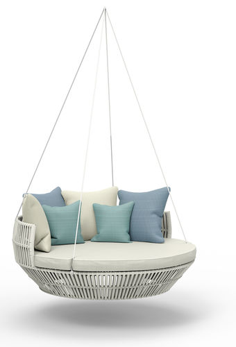 Современный полудиван - APRICOT - SJY FURNITURE - из Sunbrella® / из хлопка / из ротанга