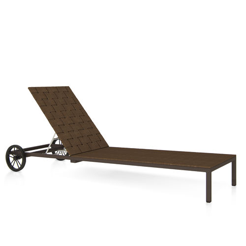 Современный садовый шезлонг - ASTHINA - SJY FURNITURE - из Sunbrella® / из акриловой ткани / из алюминия