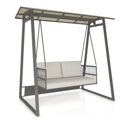 Качель из Sunbrella® - SEATTLE - SJY FURNITURE - из акриловой ткани / из алюминия / для профессионального использования