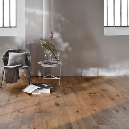 Паркет из паркетной доски - RUSTIKA NATUR - Décoplus Parquets - из дуба / из березы / очищенный