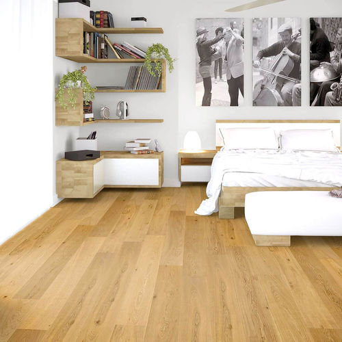 Паркет из паркетной доски - AUTHENTIC NATUR' - Décoplus Parquets - из березы / европейский дуб / покрытый лаком