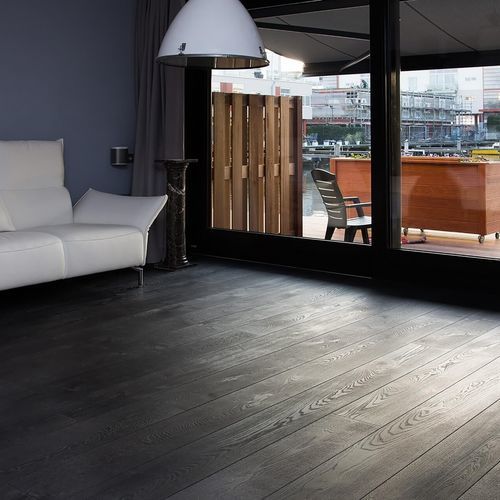 Паркет из паркетной доски - LAVA GREY - Décoplus Parquets - из дуба / промасленный / под старину
