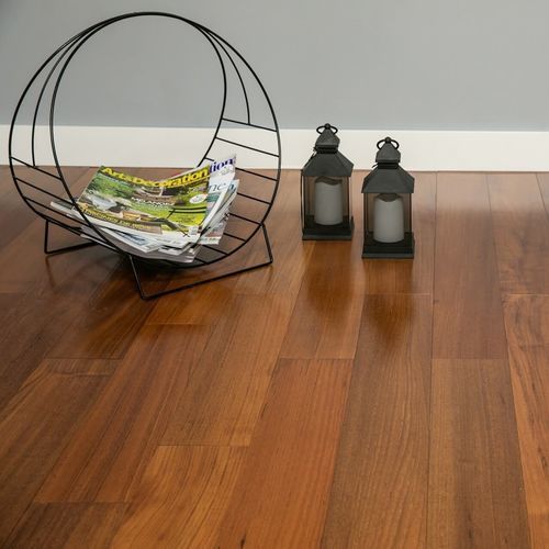 Паркет из паркетной доски - TECK DE BIRMANIE SELECT - Décoplus Parquets - из тикового дерева / покрытый лаком / матовый