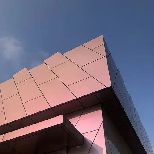 Панельная облицовка фасада - CHAMELEON - Shanghai Huayuan New Composite Materials Co.,Ltd. - алюминий / из композита / глянцевая