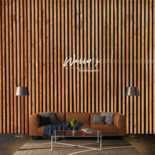 Современный обои - CLADDING  - Wally's - в полоску / черный / бежевый