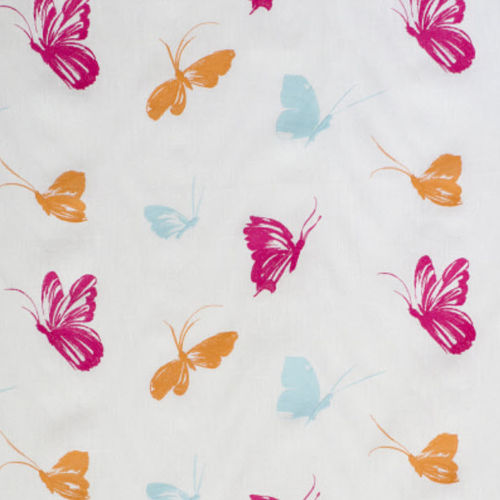 Ткань для штор - BUTTERFLY DANCE - Aldeco Interior Fabrics - с рисунком животных / из хлопка / из льна