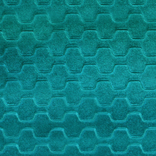Обивочная ткань - CARVER EMBOSSED VELVET WATER REPELLENT - Aldeco Interior Fabrics - для штор / c геометрическим рисунком / из полиэстера