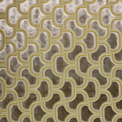 Обивочная ткань - DIGBY VELVET - Aldeco Interior Fabrics - c геометрическим рисунком / геометрическая / из полиэстера