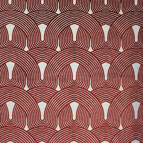 Обивочная ткань - SPERKY VELVET - Aldeco Interior Fabrics - c геометрическим рисунком / из льна / из бархата