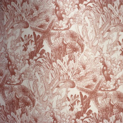 Обивочная ткань - TOILE SEALIFE FR - Aldeco Interior Fabrics - для внутренней отделки / природный мотив / из льна