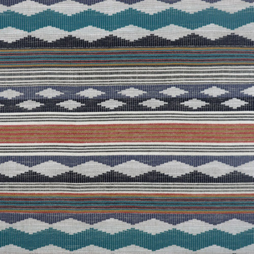 Обивочная ткань - L’ESPRIT AFRICAIN   - Aldeco Interior Fabrics - в полоску / c геометрическим рисунком / из полиэстера