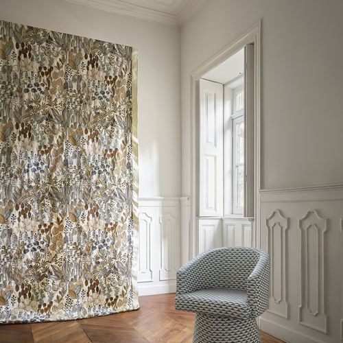 Обивочная ткань - CHRONIQUES DE VOYAGE  - Aldeco Interior Fabrics - для штор / природный мотив / в цветочек