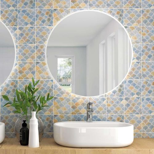 Плитка из керамики - ESCAMAS | 15x15 - CERAGNI | WALL CERAMIC TILES - матовая / для интерьера / для ванной комнаты