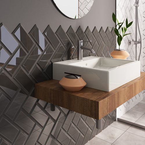 Плитка из керамики - BEVELLED M10X20 - CERAGNI | WALL CERAMIC TILES - матовая / глянцевая / для интерьера