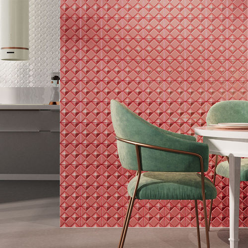 Плитка из керамики - QUADRA | 15x15 - CERAGNI | WALL CERAMIC TILES - глянцевая / рельефная / для интерьера