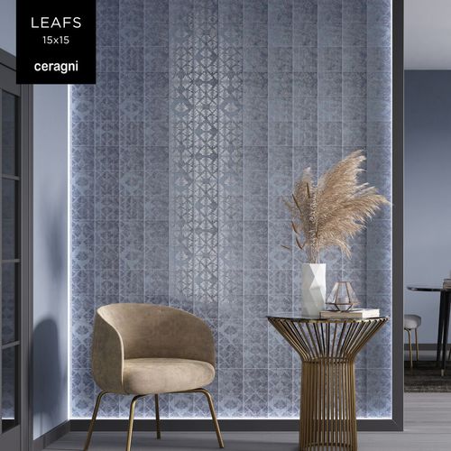 Плитка из керамики - LEAFS | 15x15 - CERAGNI | WALL CERAMIC TILES - матовая / блестящая / для интерьера