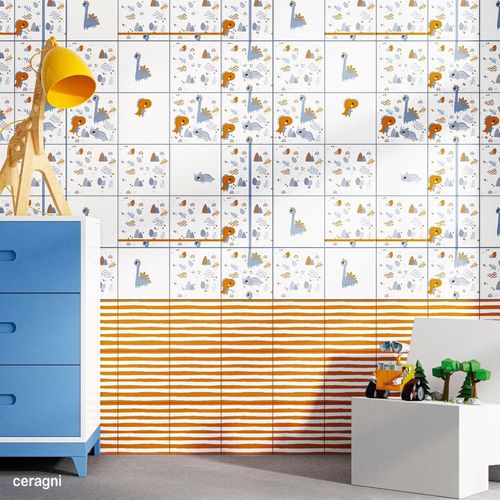 Плитка из керамики - DINO | 20x20 - CERAGNI | WALL CERAMIC TILES - матовая / для интерьера / для ванной комнаты