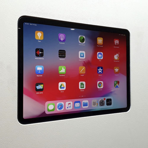Настенная подставка для iPad - 002-1-870-NG - Wall-Smart - для бытового использования / для профессионального использования / горизонтальная