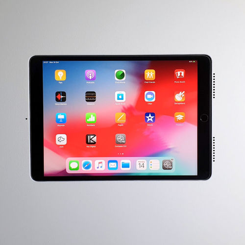 Настенная подставка для iPad - 002-1-614-WG - Wall-Smart - для бытового использования / для профессионального использования / горизонтальная