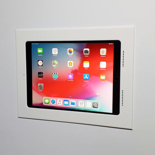 Настенная подставка для iPad - 002-1-616-WH - Wall-Smart - для бытового использования / для профессионального использования / горизонтальная