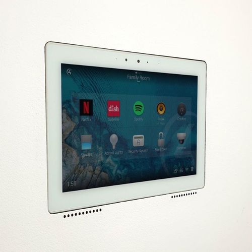 Настенная подставка для сенсорного экрана - 007-1-845 - Wall-Smart - для бытового использования / современная / горизонтальная