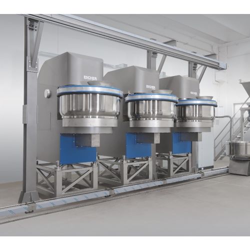 Сбивально-смесительная машина со спиральной пружиной - MD-W LINE - ESCHER MIXERS S.R.L. - с закрепленной головкой / с металлической защитной решеткой / для профессионального использования