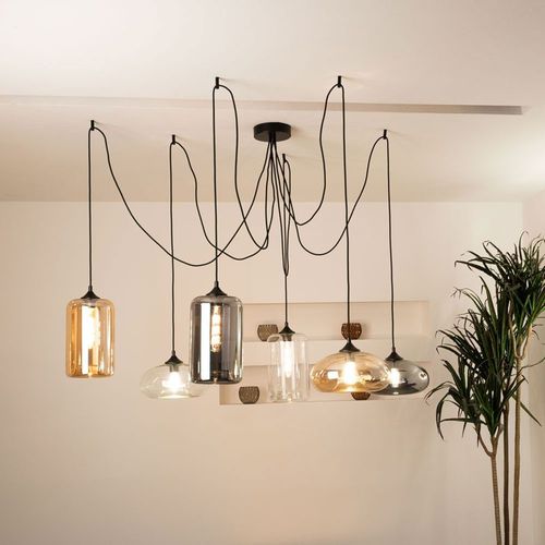 Светильник на кабеле LED - CRUET - s.luce - круглый / линейный / из металла