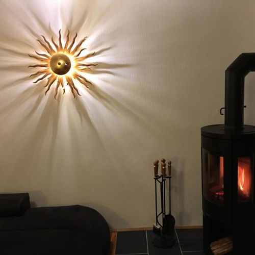 Современный настенный светильник - DIATOR XL SOLEIL - s.luce - для интерьера / из металла / из стекла