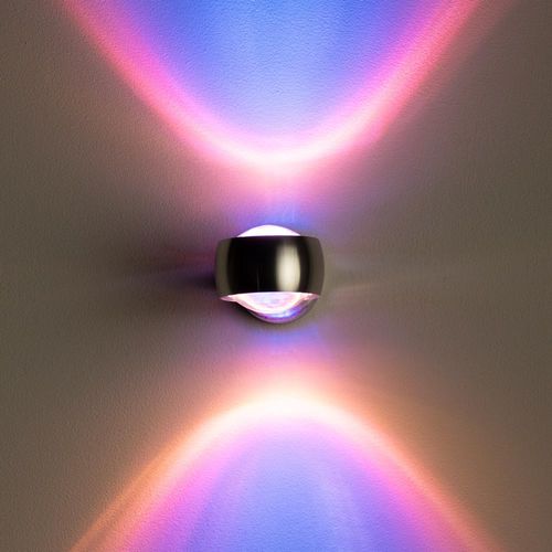 Современный настенный светильник - BEAM  - s.luce - для интерьера / из металла / из стекла