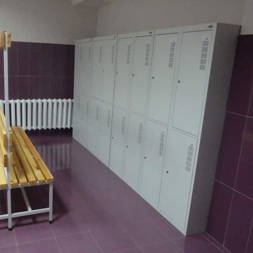 Высокий шкаф для папок - SOMN-300/1 - PJSC UHL-MASH - из стали / с распашной дверцей / современный