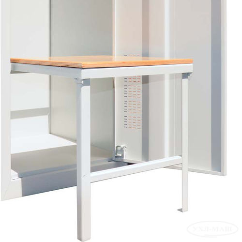 Современная скамейка для раздевалки - SG-400/1 - PJSC UHL-MASH - из дерева / без спинки / без подлокотников