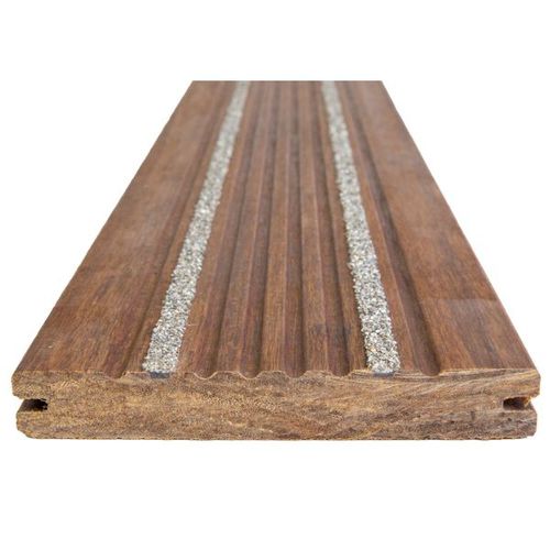 Террасная доска из бамбука - MOSO&reg; BAMBOO N-DURANCE&reg; - Gripsure SAS - противоскользящее / из долговечных материалов / экологически чистое