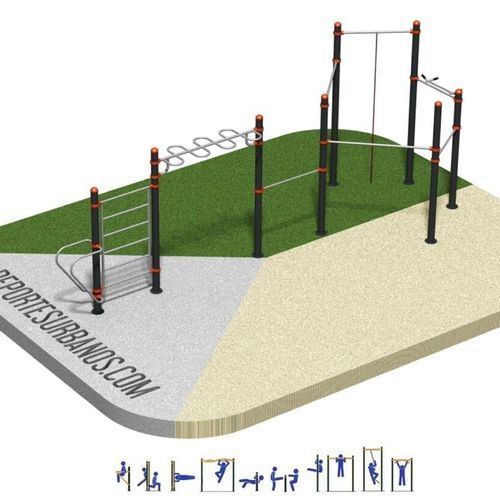 Спортивная площадка для улицы для общественных мест - DUCG-2009 - DEPORTES URBANOS - для спортивного учреждения / для университета / пресс