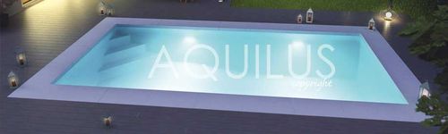 Панельный бассейн - DOOPLEX - AQUILUS PISCINES - для наружного применения / заглубленный / из стали