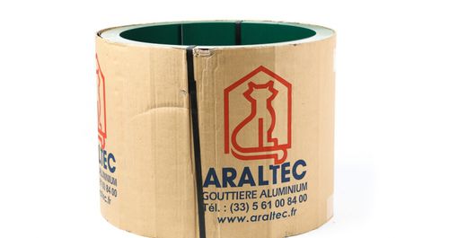 Листовое железо для водосточной трубы - ARALTEC - из алюминия / цветное / синее