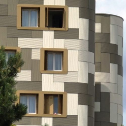 Листовая облицовка фасада - ARGUIN® - ArcelorMittal Building Solutions - из алюминия / из стали / ребристая