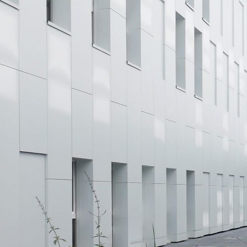 Панельная облицовка фасада - NATUREL - ArcelorMittal Building Solutions - из гальванизированной стали / из штукатурки / гладкая