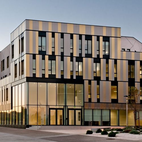 Панельная облицовка фасада - INTENSE ANTIGRAFFITI  - ArcelorMittal Building Solutions - из гальванизированной стали / из штукатурки / из ПВДФ