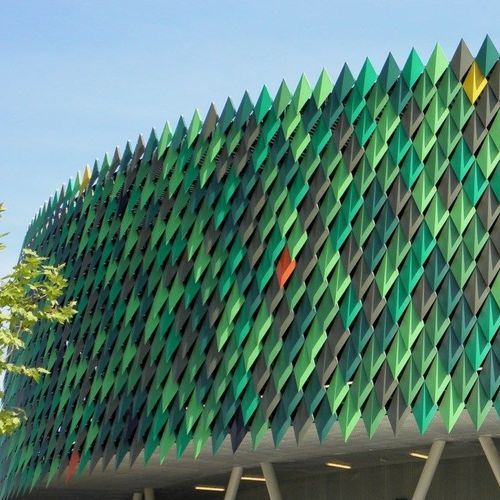 Волнистое листовое железо - HAIRULTRA®  - ArcelorMittal Building Solutions - декоративное / из оцинкованной стали / цветное